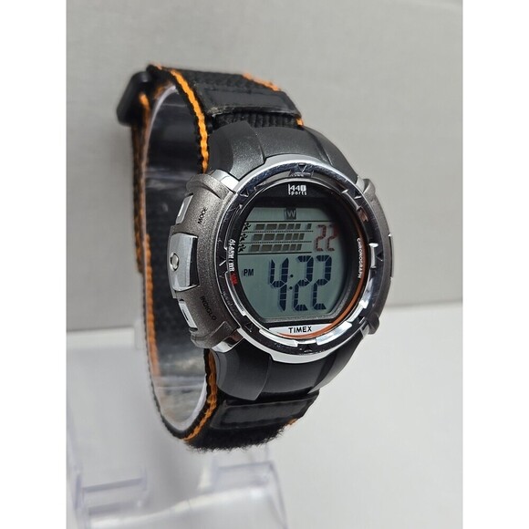 Timex 1440 Sports Digital Indiglo Alarm Chrono Watch 50M WR New Battery Mens - Picture 4 of 13